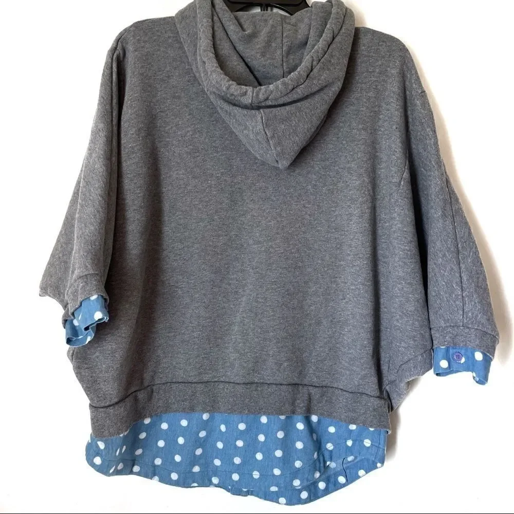 HYOMA Hoodie Size S Dolman Sleeves JOY YO